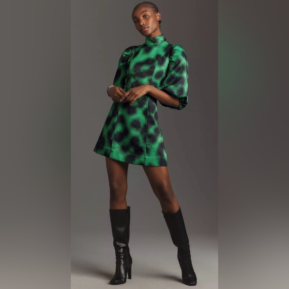 ESSENTIEL ANTWERP ELIXIR PUFF-SLEEVE MINI DRESS NWT SIZE 8